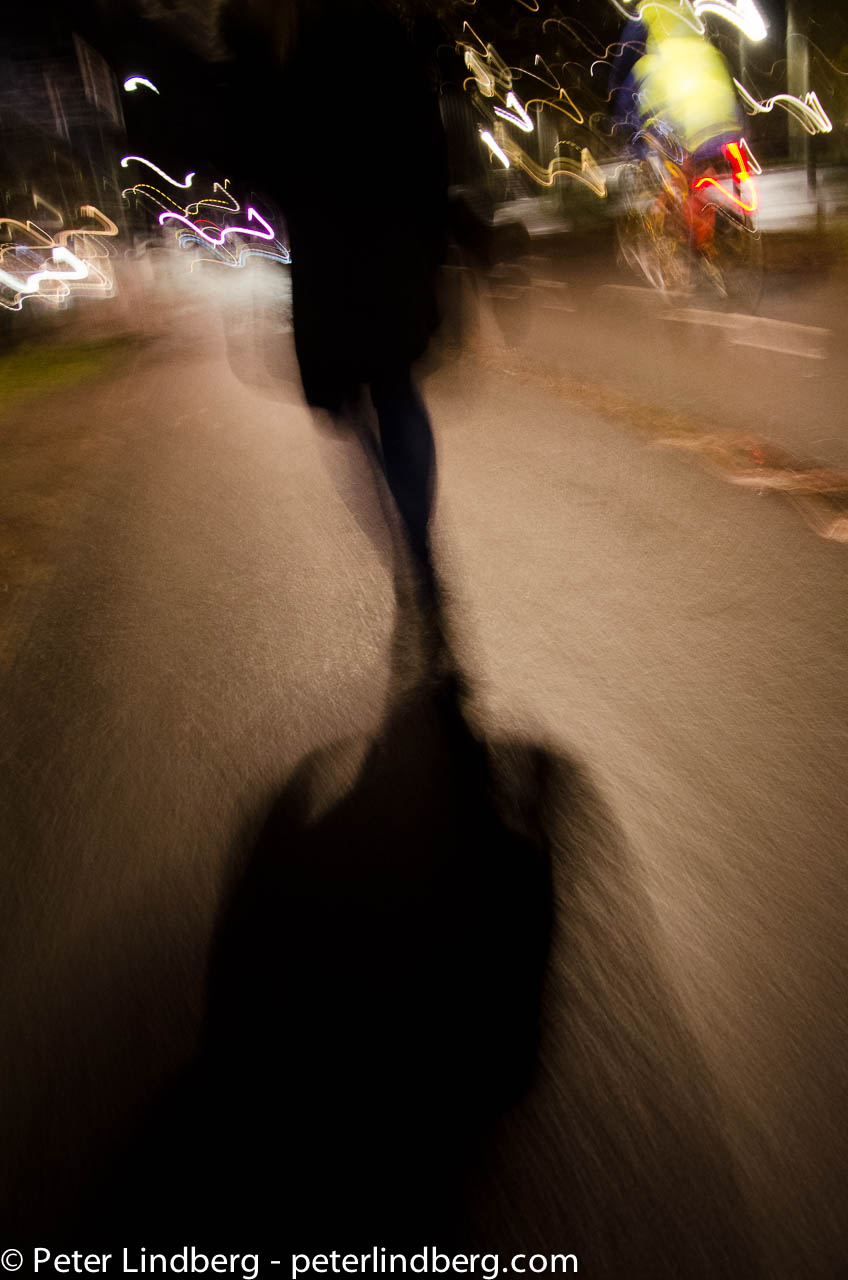 At Night: Street Walker - Art Poster by Peter Lindberg Photography